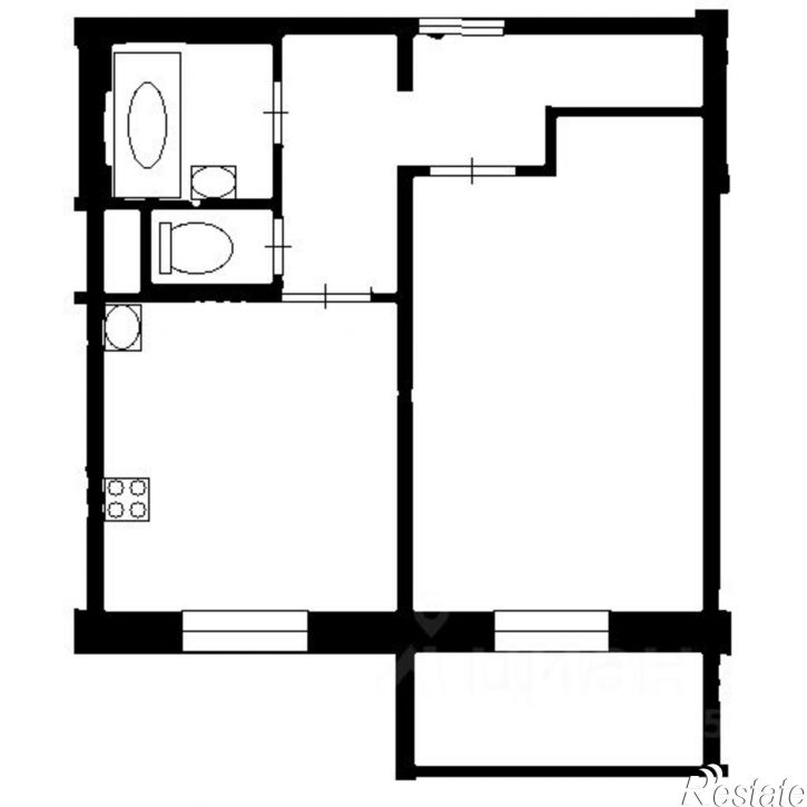 1-комн квартира улица Приморского Комсомола, 33,  д. 33