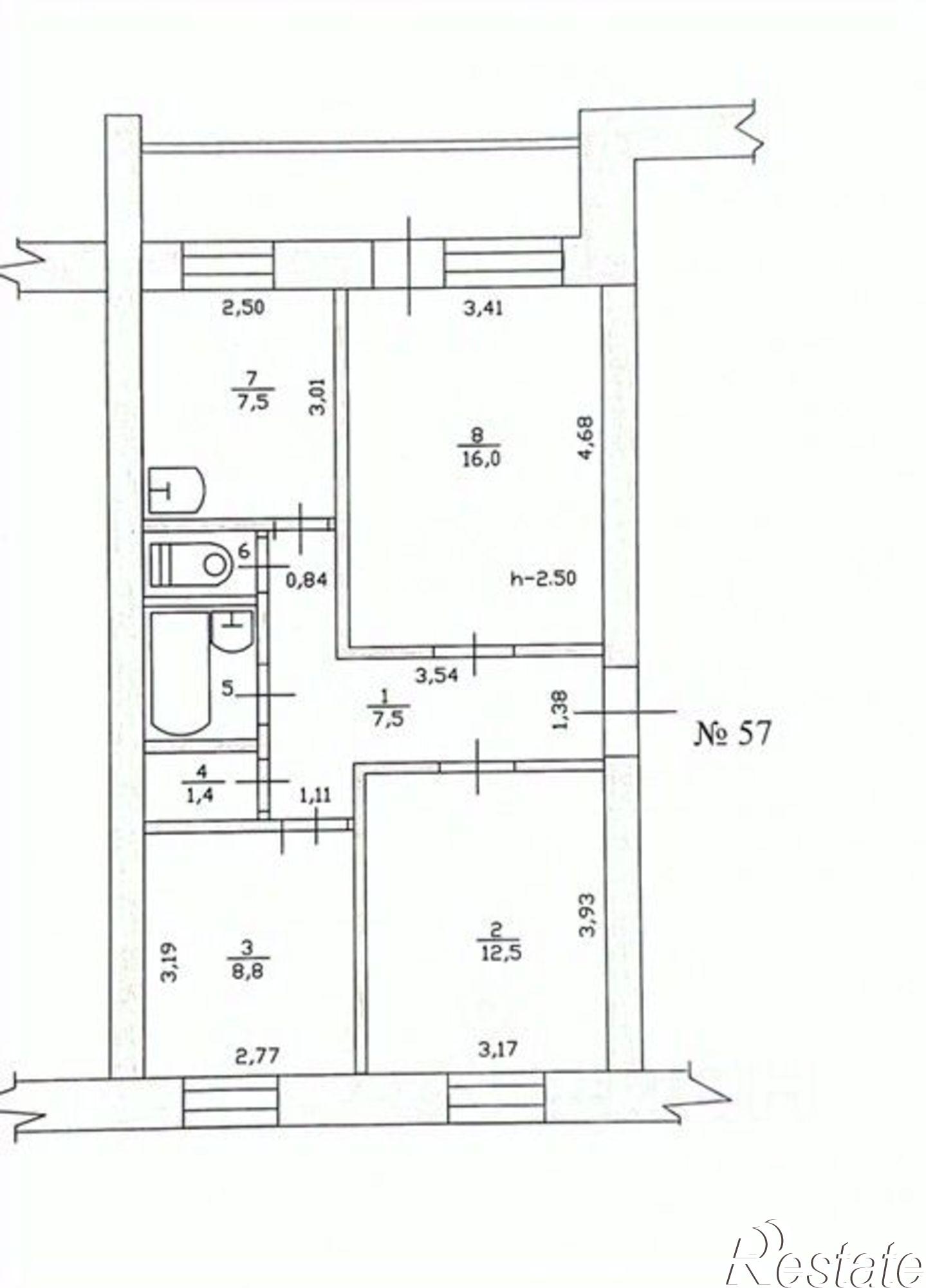 Купить квартиру за 5 000 000 рублей на Лесозаводск г., Калининская ул., 35