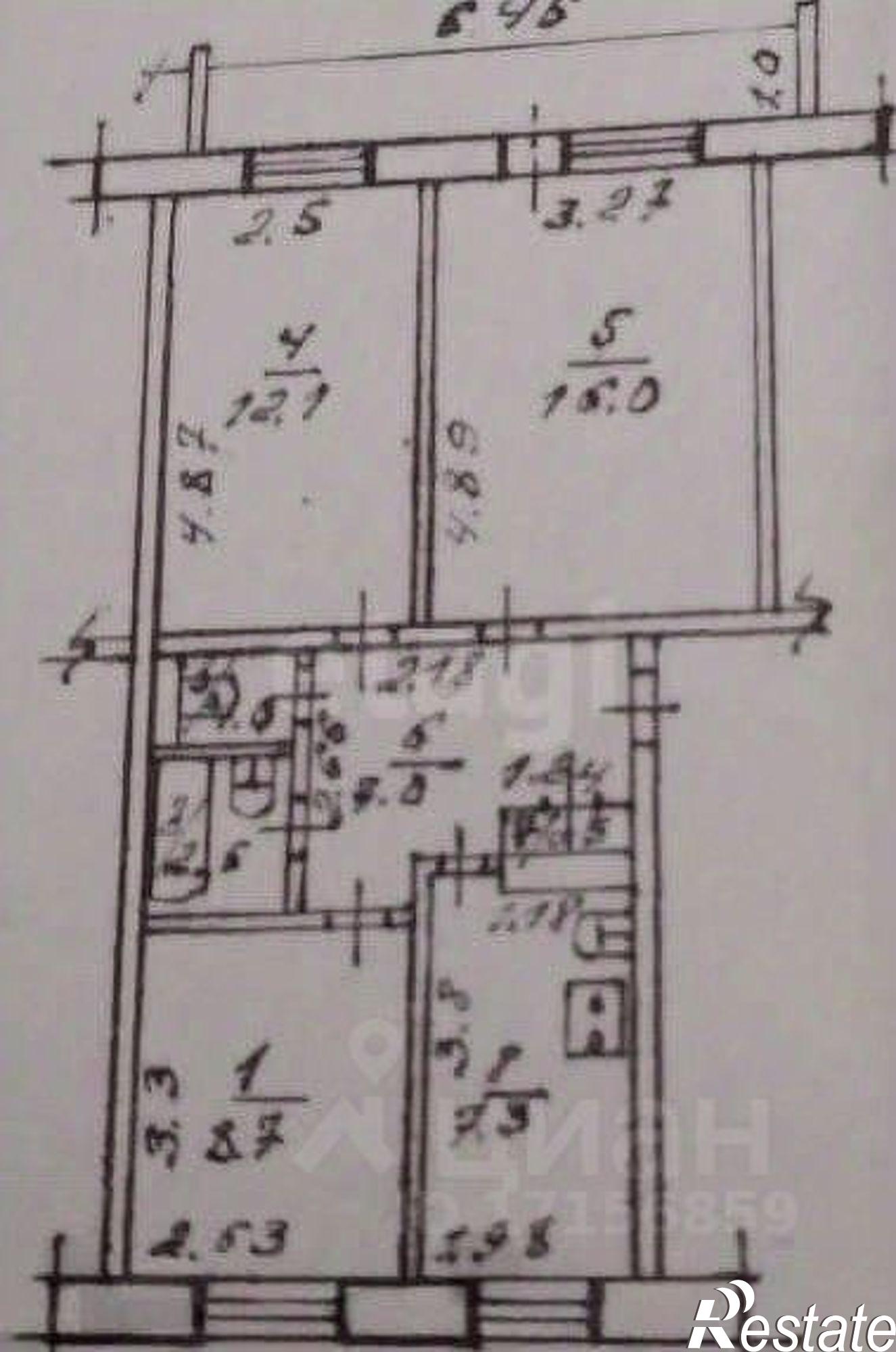 Купить квартиру за 5 580 000 рублей на Пионерская улица, 48