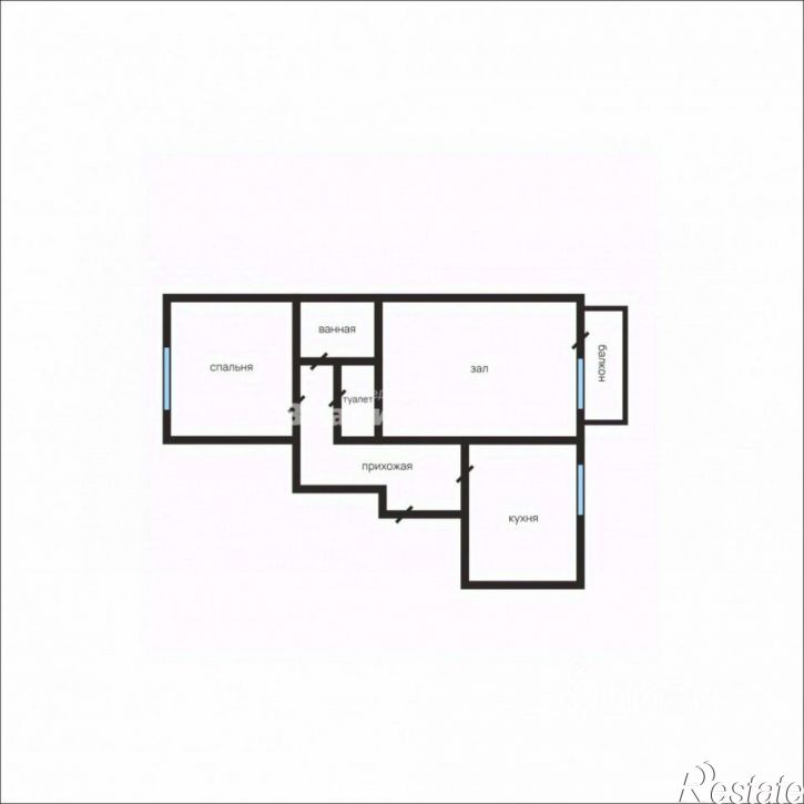 2-комн квартира Находка г., Постышева ул., д.37