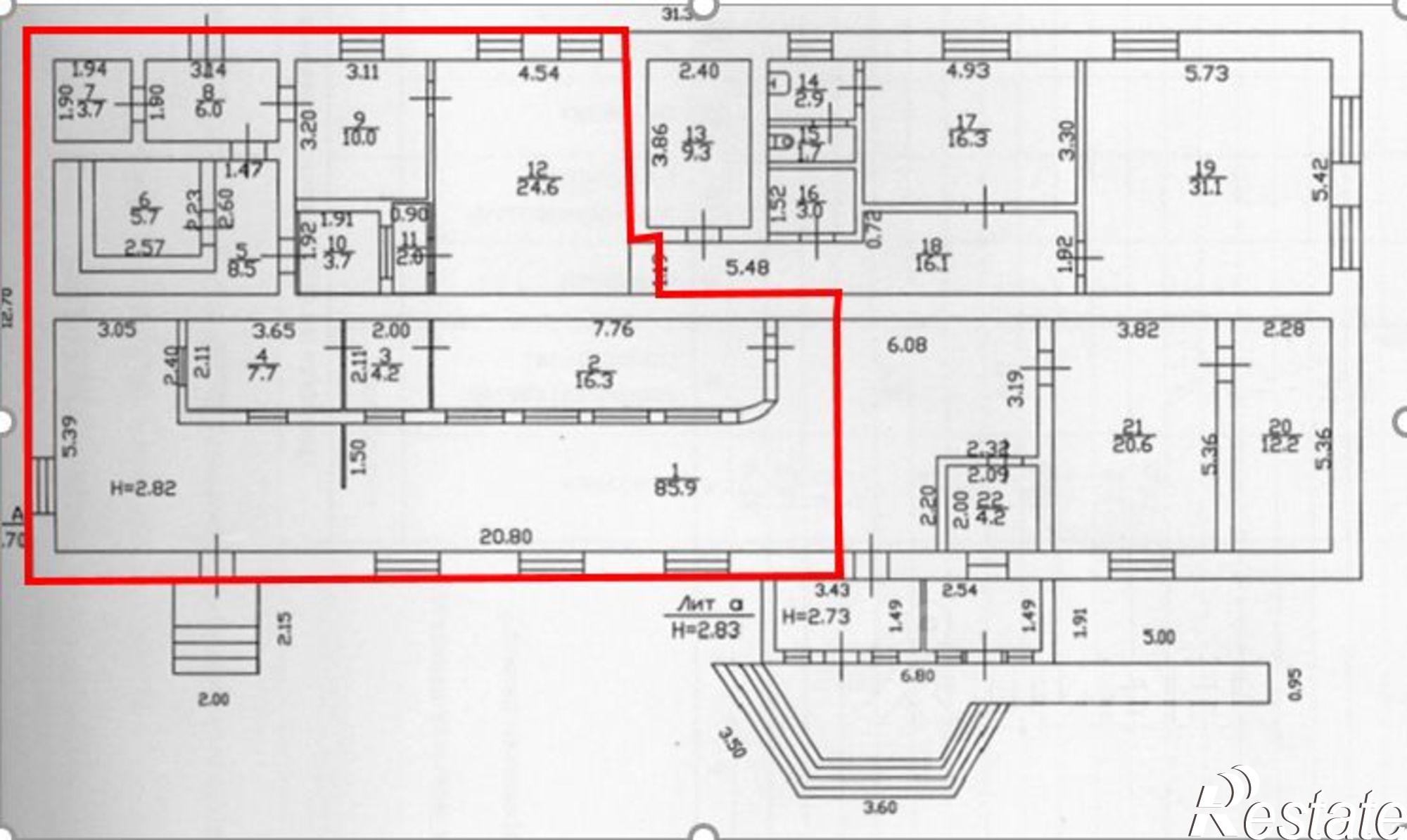 Купить офис, помещение под офис за 5 080 560 рублей на Ленинская улица, 11