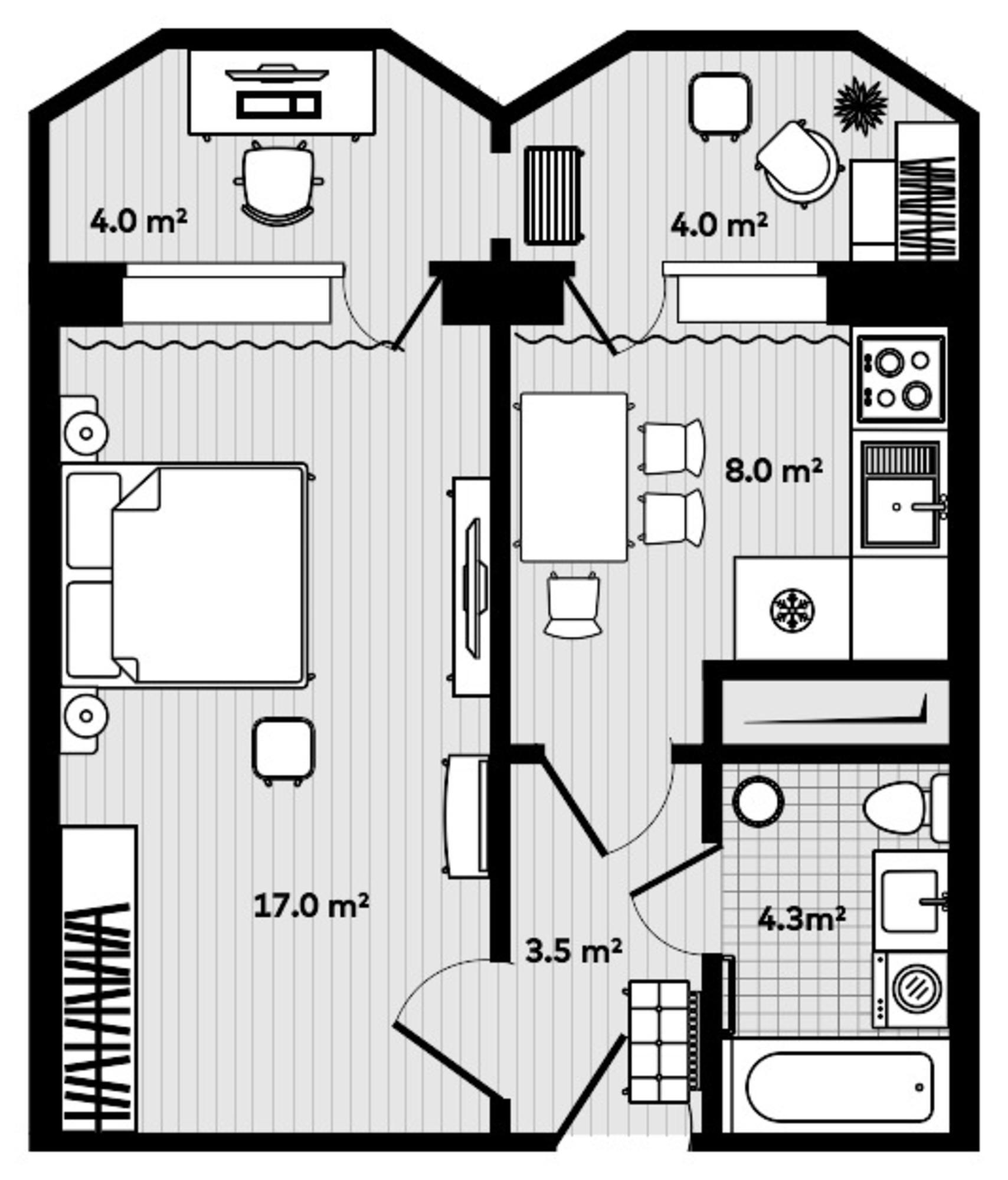 Купить квартиру за 4 356 360 рублей на улица Лазо