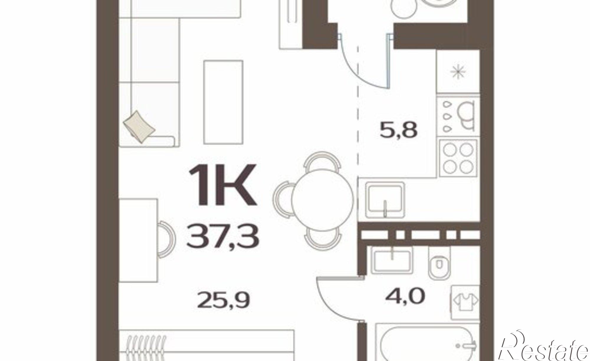 Купить квартиру за 6 849 000 рублей на Владивосток, улица Слуцкого, 5А