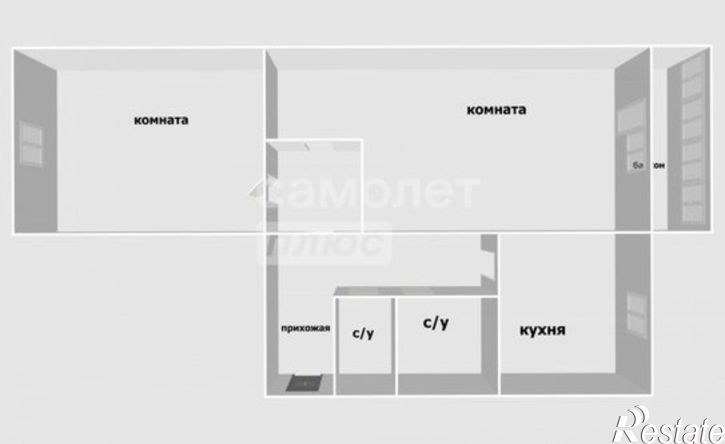 2-комн квартира Надеждинский район, посёлок Раздольное, улица Лазо, 304
