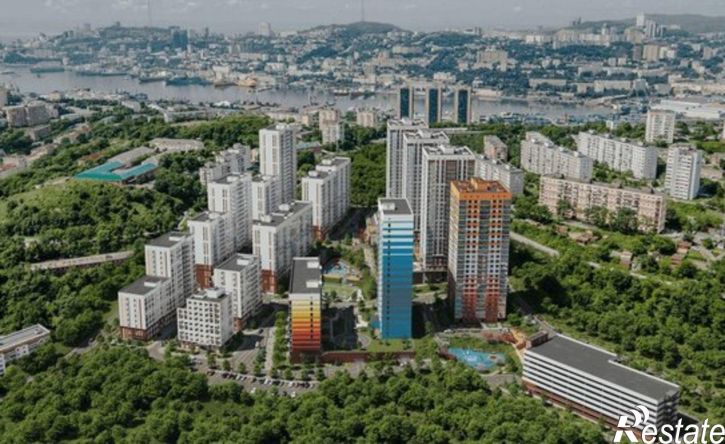 1-комн квартира в новом доме Владивосток, улица Слуцкого, 5А