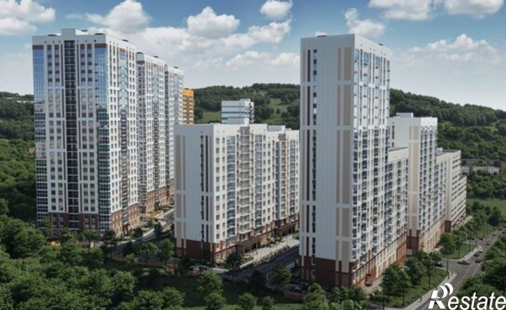 2-комн квартира в новом доме Владивосток, улица Слуцкого, 5А