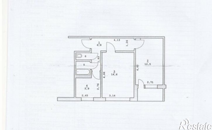 2-комн квартира ул Калининская, 5,  д. 5