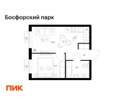 1-комн, 32 кв м, этаж 5/9 