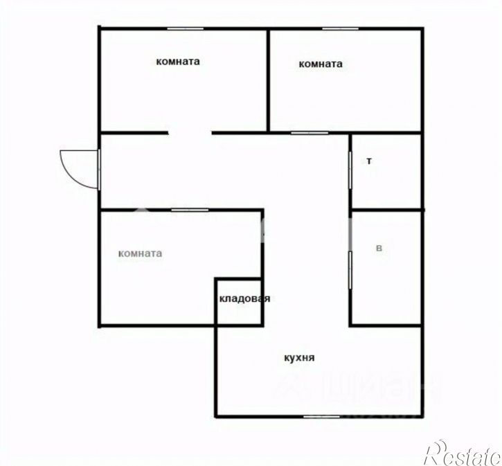 3-комн квартира ул Комсомольская, 4а,  д. 4а