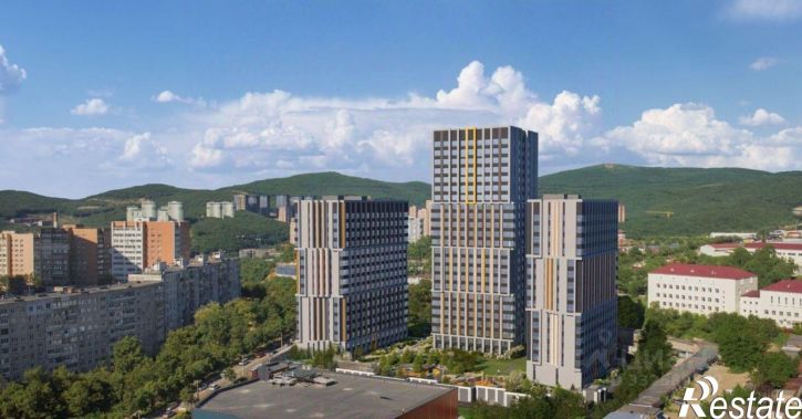 2-комн квартира в новом доме Владивосток, улица Тухачевского, 33к2