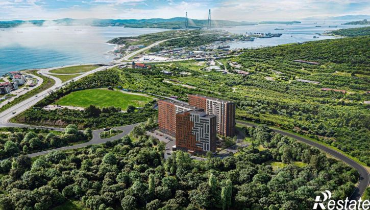 1-комн квартира в новом доме Владивосток, Катерная улица, 31