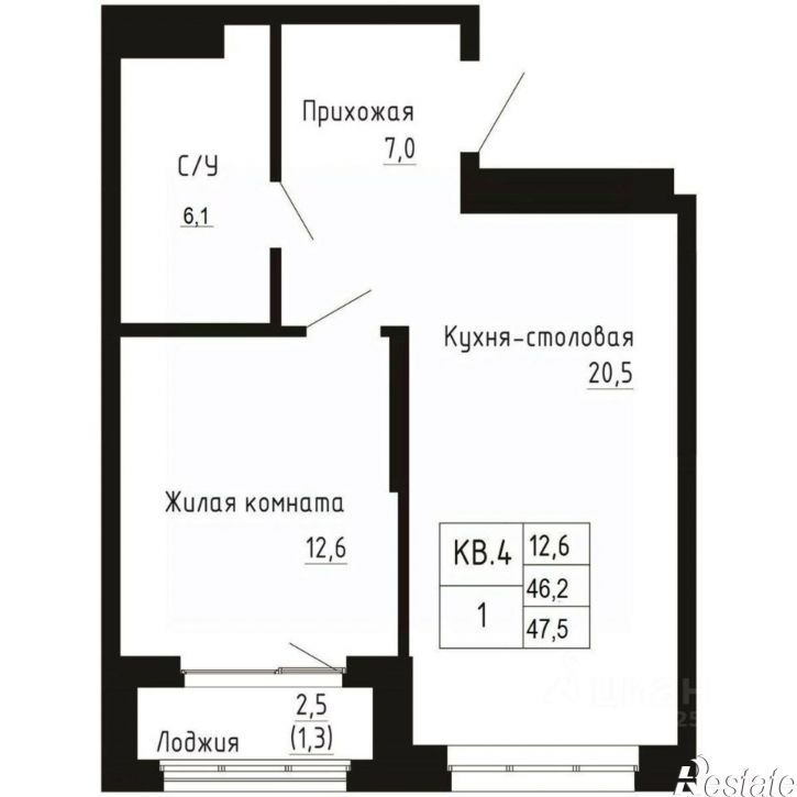 1-комн квартира в новом доме Владивосток, Иртышская улица