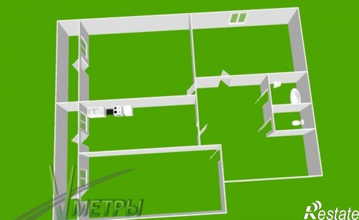 3-комн квартира Владивосток, Ульяновская улица, 10