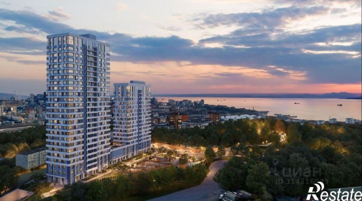 1-комн квартира в новом доме Владивосток, Днепровская улица