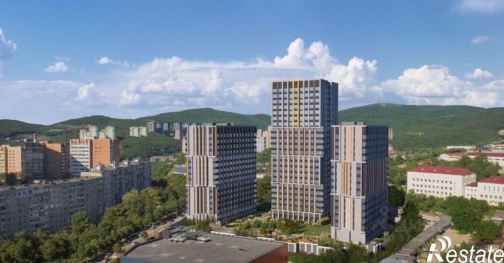 2-комн квартира в новом доме Владивосток, улица Тухачевского, 33к2